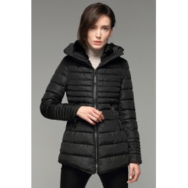 Zipper Quilted Coat