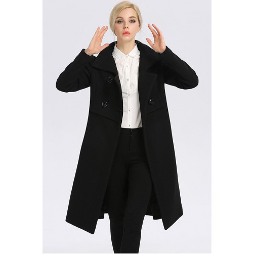 Double Breasted Wool Coat