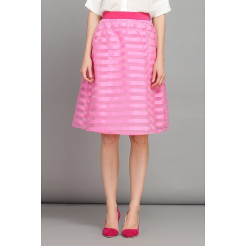 Hot Striped FlaSkirt